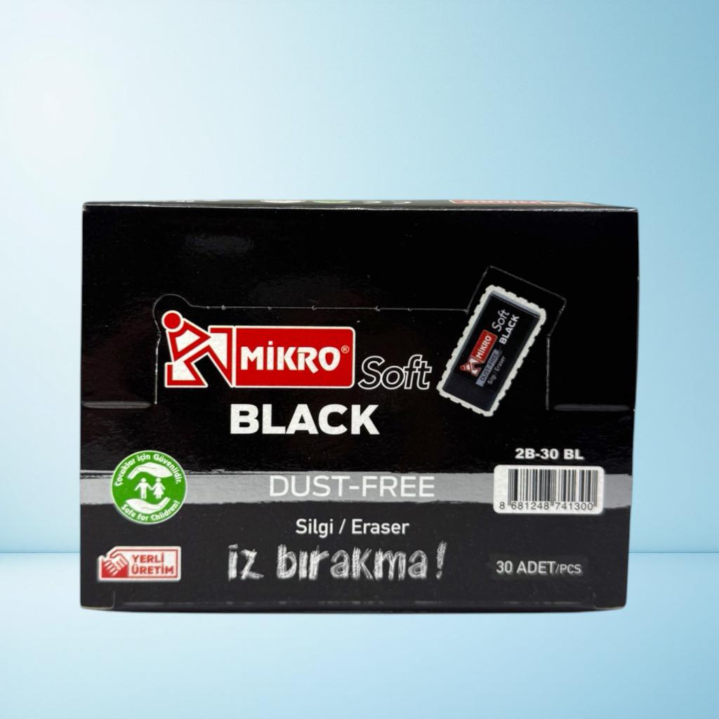 MİKRO SİYAH SİLGİ 30’LU PAKET